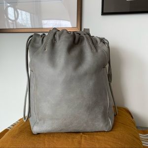 Roots Leather Tote Bag
